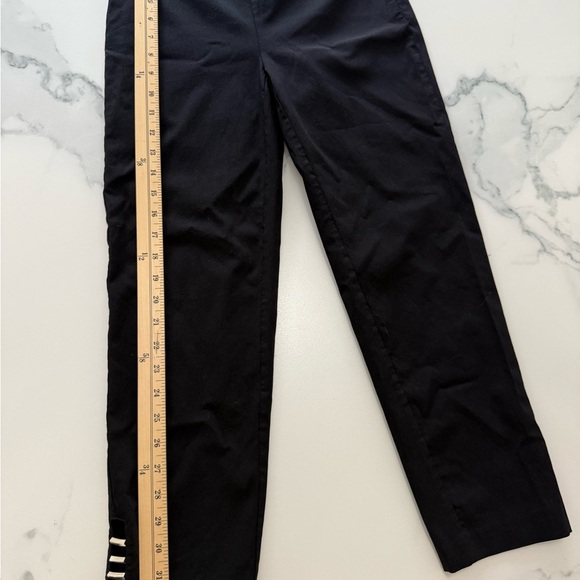 Zac & Rachel Black Pants with Gold Accents size 4p - Picture 6 of 8